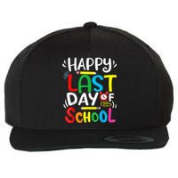 Happy Last Day Of School Last Day Of School Teacher Student Wool Snapback Cap