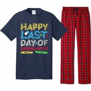 Happy Last Day Of Kindergarten Graduation 2024 Student Pajama Set