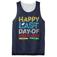 Happy Last Day Of Kindergarten Graduation 2024 Student Mesh Reversible Basketball Jersey Tank