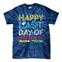 Happy Last Day Of Kindergarten Graduation 2024 Student Tie-Dye T-Shirt