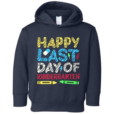 Happy Last Day Of Kindergarten Graduation 2024 Student Toddler Hoodie