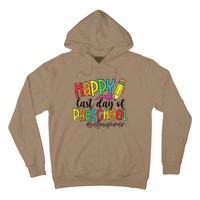 Happy Last Day Of School Preschool Teacher Hello Summer Hoodie