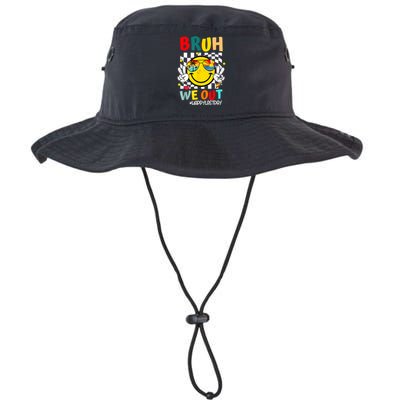 Happy Last Day End Of School Graduation Bruh We Out Gift Legacy Cool Fit Booney Bucket Hat