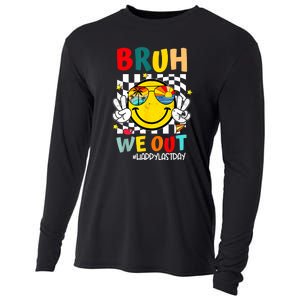 Happy Last Day End Of School Graduation Bruh We Out Gift Cooling Performance Long Sleeve Crew