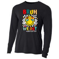 Happy Last Day End Of School Graduation Bruh We Out Gift Cooling Performance Long Sleeve Crew