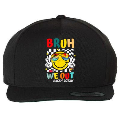 Happy Last Day End Of School Graduation Bruh We Out Gift Wool Snapback Cap