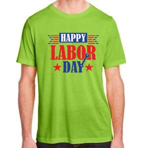 Happy Labor Day Celebration Graphic Adult ChromaSoft Performance T-Shirt