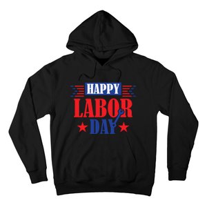 Happy Labor Day Celebration Graphic Hoodie