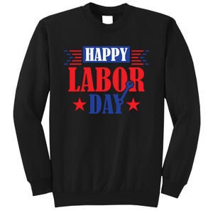 Happy Labor Day Celebration Graphic Sweatshirt