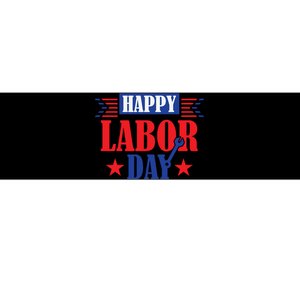 Happy Labor Day Celebration Graphic Bumper Sticker