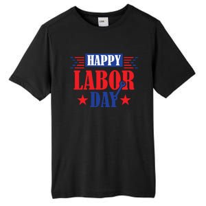 Happy Labor Day Celebration Graphic Tall Fusion ChromaSoft Performance T-Shirt