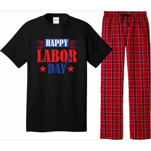 Happy Labor Day Celebration Graphic Pajama Set