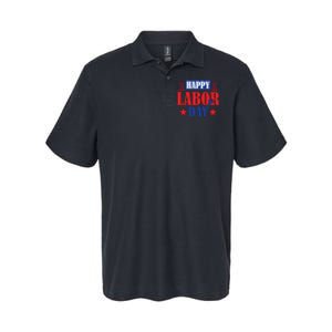 Happy Labor Day Celebration Graphic Softstyle Adult Sport Polo