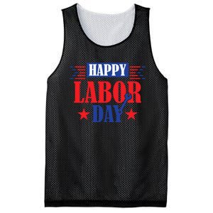 Happy Labor Day Celebration Graphic Mesh Reversible Basketball Jersey Tank