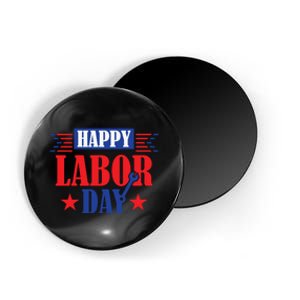 Happy Labor Day Celebration Graphic Magnet