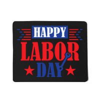 Happy Labor Day Celebration Graphic Mousepad