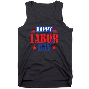 Happy Labor Day Celebration Graphic Tank Top