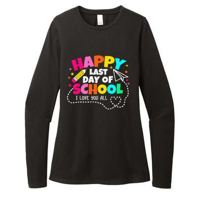 Happy Last Day Of School Teacher Graduation Womens CVC Long Sleeve Shirt