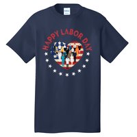 Happy Labor Day American Workers Flag Tall T-Shirt