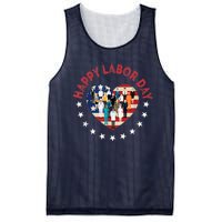 Happy Labor Day American Workers Flag Mesh Reversible Basketball Jersey Tank