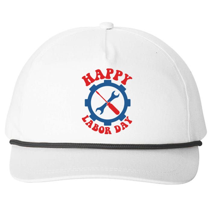 Happy Labor Day Gift Snapback Five-Panel Rope Hat