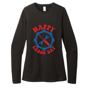 Happy Labor Day Gift Womens CVC Long Sleeve Shirt