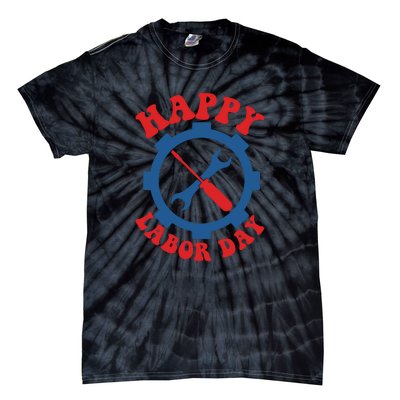 Happy Labor Day Gift Tie-Dye T-Shirt