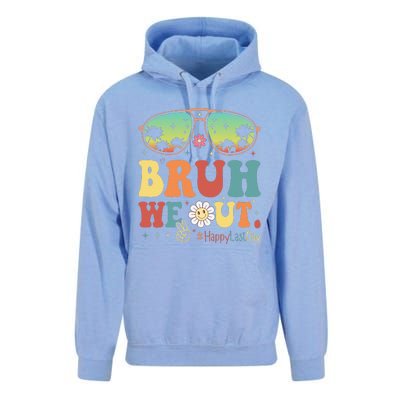 Happy Last Day Of School Teacher Students Summer Bruh We Out Unisex Surf Hoodie