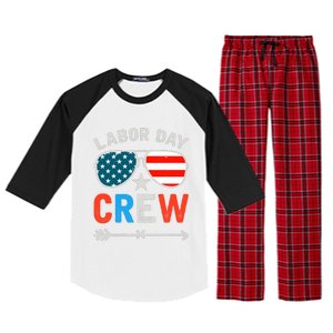 Happy Labor Day Crew Patriot Happy Labor Day Raglan Sleeve Pajama Set