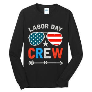 Happy Labor Day Crew Patriot Happy Labor Day Tall Long Sleeve T-Shirt