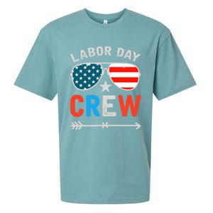 Happy Labor Day Crew Patriot Happy Labor Day Sueded Cloud Jersey T-Shirt