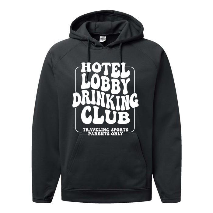 Hotel Lobby Drinking Club Traveling Tournament Performance Fleece Hoodie