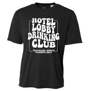 Hotel Lobby Drinking Club Traveling Tournament Cooling Performance Crew T-Shirt