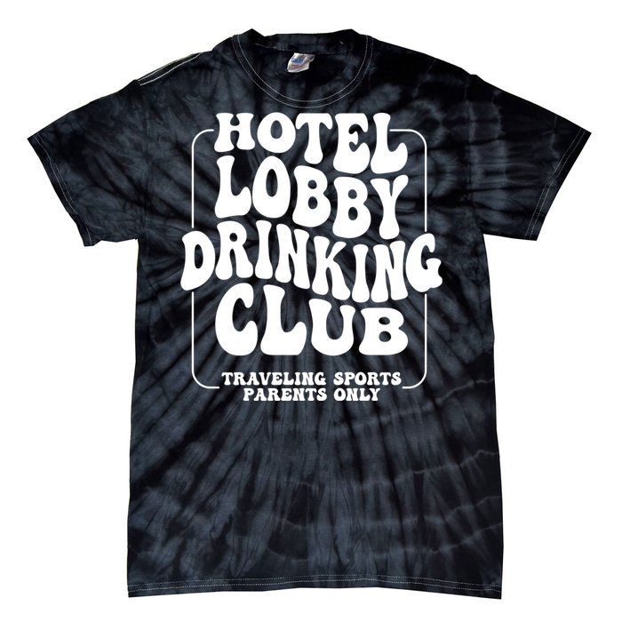 Hotel Lobby Drinking Club Traveling Tournament Tie-Dye T-Shirt