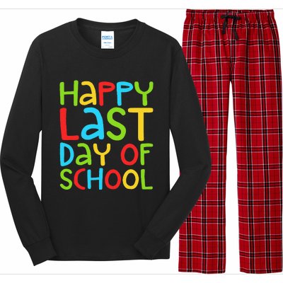 Happy Last Day Of School Students And Teachers Funny Long Sleeve Pajama Set