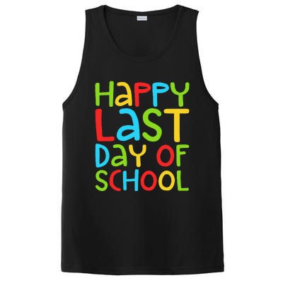 Happy Last Day Of School Students And Teachers Funny PosiCharge Competitor Tank