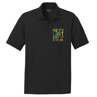 Happy Last Day Of School Students And Teachers Funny PosiCharge RacerMesh Polo