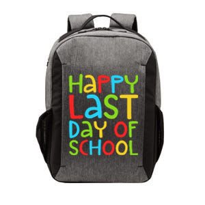 Happy Last Day Of School Students And Teachers Funny Vector Backpack