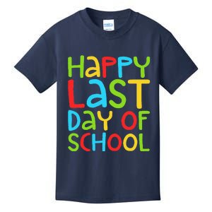 Happy Last Day Of School Students And Teachers Funny Kids T-Shirt