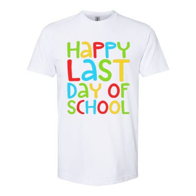 Happy Last Day Of School Students And Teachers Funny Softstyle CVC T-Shirt