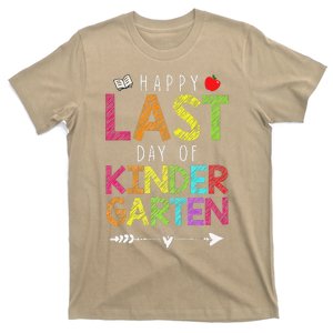 Happy Last Day Of Kindergarten Funny Gift Teacher Students T-Shirt