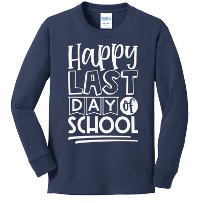 Happy Last Day Of School Students And Teachers Gifts Kids Long Sleeve Shirt