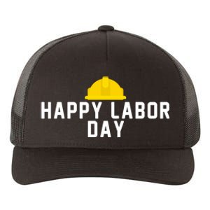 HAPPY LABOR DAY Yupoong Adult 5-Panel Trucker Hat