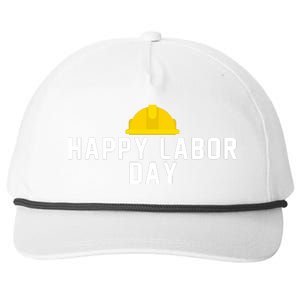 HAPPY LABOR DAY Snapback Five-Panel Rope Hat