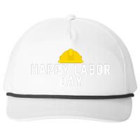 HAPPY LABOR DAY Snapback Five-Panel Rope Hat