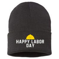 HAPPY LABOR DAY Sustainable Knit Beanie