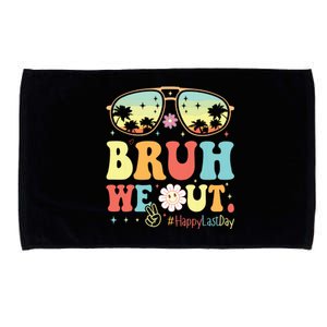 Happy Last Day Of School Teacher Students Summer Bruh We Out Microfiber Hand Towel