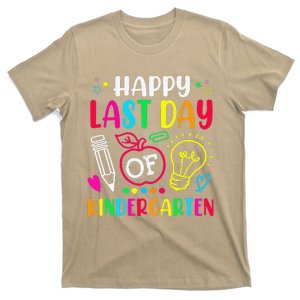 Happy Last Day Of Kindergarten School Funny Teacher Students T-Shirt