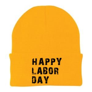 HAPPY LABOR DAY Knit Cap Winter Beanie