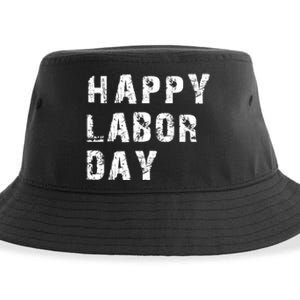 HAPPY LABOR DAY Sustainable Bucket Hat